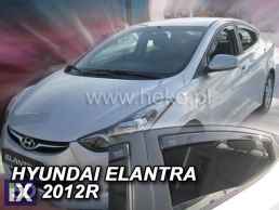 Ανεμοθραύστες για Hyundai Elantra (2010-2015) sedan - 4 τμχ. εμπρός και πίσω