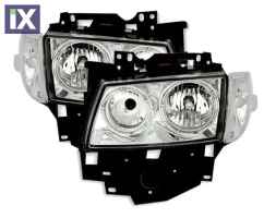 Φανάρια εμπρός angel eyes για Vw Transporter T4 (1997-2003) , χωρίς λάμπες (Η7) - σετ 2τμχ.