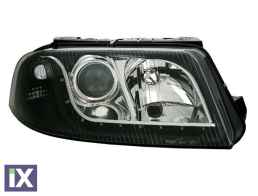 Φανάρια εμπρός led για Vw Passat B5.5 (2001-2005) - μαύρα , χωρίς λάμπες (Η7) - σετ 2τμχ.