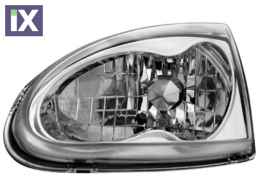 Φανάρια εμπρός για Honda CRX DEL SOL (1993-1997) - chrome , με λάμπες (Η1) - σετ 2τμχ.