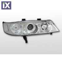 Φανάρια εμπρός angel eyes για Honda Accord (1994-1997) USA , με λάμπες (Η1) - σετ 2τμχ.