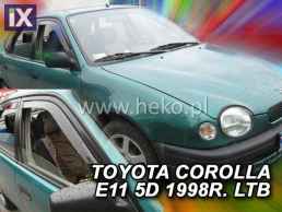 Ανεμοθραύστες για Toyota Corolla (1992-1997) 5 πορτο - 2 τμχ. εμπρός