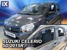 Ανεμοθραύστες για Suzuki Celerio (2015+) 5 πορτο - 4 τμχ εμπρός και πίσω