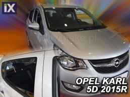 Ανεμοθραύστες για Opel Karl (2015+) 5 πορτο - 4 τμχ εμπρός και πίσω