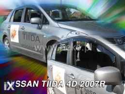 Ανεμοθραύστες για Nissan TIIDA (2007+) sedan - 4 τμχ. εμπρός και πίσω