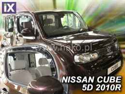 Ανεμοθραύστες για Nissan Cube (2010+) 5 πορτο - 2 τμχ. εμπρός