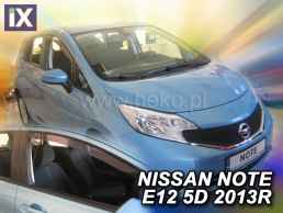 Ανεμοθραύστες για Nissan Note (2013+) 5 πορτο - 2 τμχ. εμπρός