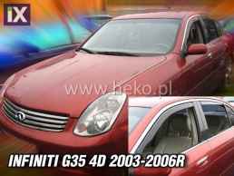 Ανεμοθραύστες για Infiniti G-35 (2003-2006) sedan - 2 τμχ. εμπρός