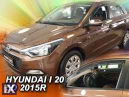 Ανεμοθραύστες για Hyundai i20 (2015-2019) 5 πορτο - 2 τμχ. εμπρός