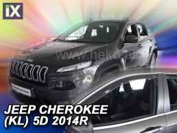 Ανεμοθραύστες για Jeep Cherokee (2013+) 5 πορτο - 2 τμχ. εμπρός