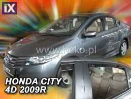 Ανεμοθραύστες για Honda City (2008+) sedan - 4 τμχ. εμπρός και πίσω