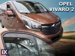 Ανεμοθραύστες για Fiat Talento / Opel Vivaro II / Renault Traffic (2014+) μόνο για πάνω - 2 τμχ. εμπρός