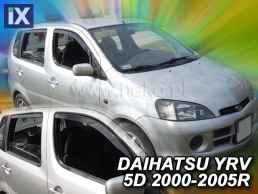 Ανεμοθραύστες για Daihatsu YRV (2000-2005) 5 πορτο - 4 τμχ. εμπρός και πίσω