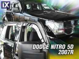 Ανεμοθραύστες για Dodge Nitro (2007+) 5 πορτο - 2 τμχ. εμπρός