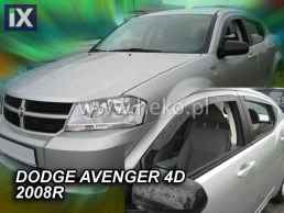 Ανεμοθραύστες για Dodge Avenger (2008+) sedan - 2 τμχ. εμπρός