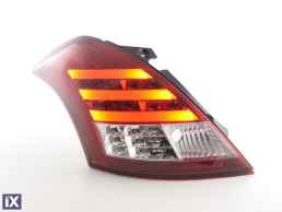 Πίσω φανάρια led Suzuki Swift (2005-2010) - chrome - σετ 2τμχ.