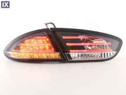 Πίσω φανάρια led για Seat Leon 1P (2009+) - μαύρα - σετ 2τμχ.