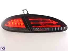 Πίσω φανάρια led για Seat Leon 1P (2005-2009) - μαύρα - σετ 2τμχ.