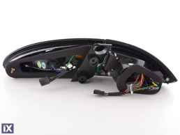 Πίσω φανάρια led για Seat Leon 1P (2005-2009) - μαύρα - σετ 2τμχ.