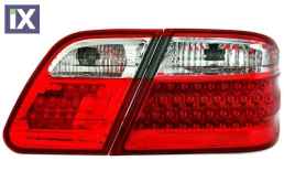 Πίσω φανάρια led για Mercedes W210 E-Class (1995-2002) - σετ 2τμχ.