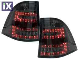 Πίσω φανάρια led για Mercedes ML W163 (1998-2006) - μαύρα - σετ 2τμχ.