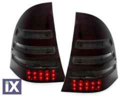 Πίσω φανάρια led για Mercedes combi C-Class W203 (2000-2004) - μαύρα - σετ 2τμχ.