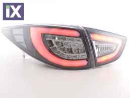 Πίσω φανάρια led για Hyundai IX35 (2009+) - μαύρα - σετ 2τμχ.