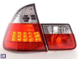 Πίσω φανάρια led για BMW E46 Combi (1998-2005) -chrome - σετ 2τμχ.