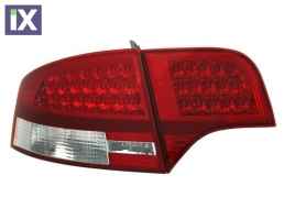 Πίσω φανάρια τύπου led για Audi A4 combi (2004-2007) - σετ 2τμχ.