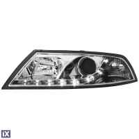 Φανάρια εμπρός led για Skoda Octavia (2004-2009) , με λάμπες (Η1) - σετ 2τμχ.