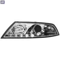 Φανάρια εμπρός led για Skoda Octavia (2004-2009) , χωρίς λάμπες (Η7) - σετ 2τμχ.