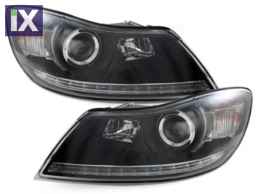 Φανάρια εμπρός led για Skoda Octavia (2008-2012) , με λάμπες (Η1) - σετ 2τμχ.