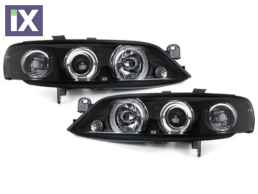 Φανάρια angel eyes εμπρός για Opel Vectra B (1999-2001) , με λάμπες (Η1) - σετ 2τμχ.