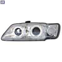 Φανάρια εμπρός angel eyes για Peugeot 306 (1993-1997) , με λάμπες (Η1) - σετ 2τμχ.