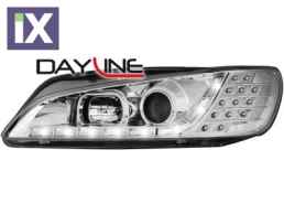 Φανάρια εμπρός led για Peugeot 306 (1993-1997) , με λάμπες (Η1) - σετ 2τμχ.