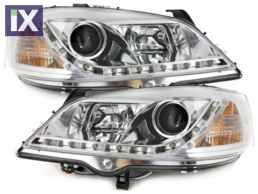 Φανάρια εμπρός led για Opel Astra G (1998-2004) - με λάμπες (Η1) - σετ 2τμχ.