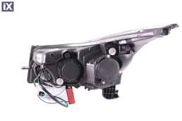 Φανάρια εμπρός led για Chevrolet Cruze (2009-2012) - chrome , με λάμπες (Η1) - σετ 2τμχ.