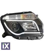 Φανάρια εμπρός led για Dacia Duster (2009+) - lightbar design , χωρίς λάμπες (Η7) - σετ 2τμχ.