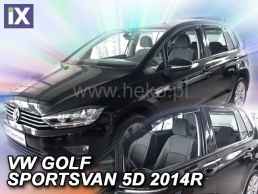 Ανεμοθραύστες για Vw Golf Sportsvan (2014+) - 4 τμχ. εμπρός και πίσω