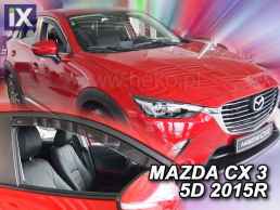 Ανεμοθραύστες για Mazda CX3 (2015+) 5 πορτο - 2 τμχ. εμπρός