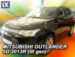 Ανεμοθραύστες για Mitsubishi Outlander (2012+) - 2 τμχ. εμπρός