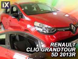 Ανεμοθραύστες για Renault Clio / Grandtour (2012+) 5 πορτο - 2 τμχ. εμπρός