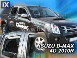 Ανεμοθραύστες για Isuzu D-Max (2006-2012) 4 πορτο / Great Wall Steed 3, 5 - 4 τμχ. εμπρός και πίσω