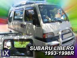 Ανεμοθραύστες για Subaru Libero (1993-1999) 4 πορτο - 4 τμχ εμπρός και πίσω