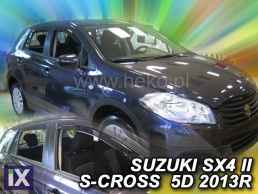 Ανεμοθραύστες για Suzuki SX4 II S-Cross (2013+) 5 πορτο - 4 τμχ εμπρός και πίσω