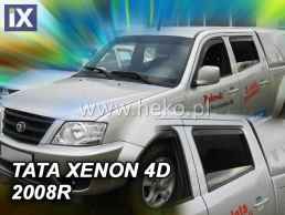 Ανεμοθραύστες για Tata Xenon (2007+) 4 πορτο - 4τμχ. εμπρός και πίσω