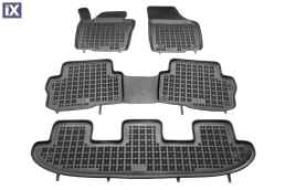 Λαστιχένια πατάκια Rezaw Plast για VW Sharan (2010-2022) / Seat Alhambra (2010-2020) - 7 seats - τύπου σκαφάκι - 4τμχ.