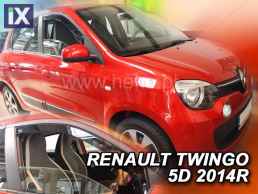 Ανεμοθραύστες για Renault Twingo (2014+) 5 πορτο - 2 τμχ εμπρός