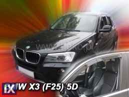 Ανεμοθραύστες για BMW X3 F25 (2010+) - 2 τμχ. εμπρός