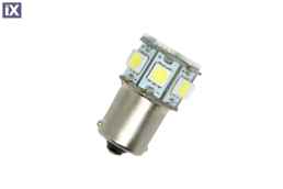 Led λάμπα τύπου BA15S με 13 SMD led διπλού φωτισμού λευκή - 1τμχ.